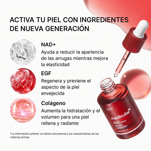 Serum Reafirmante NAD+ EGF